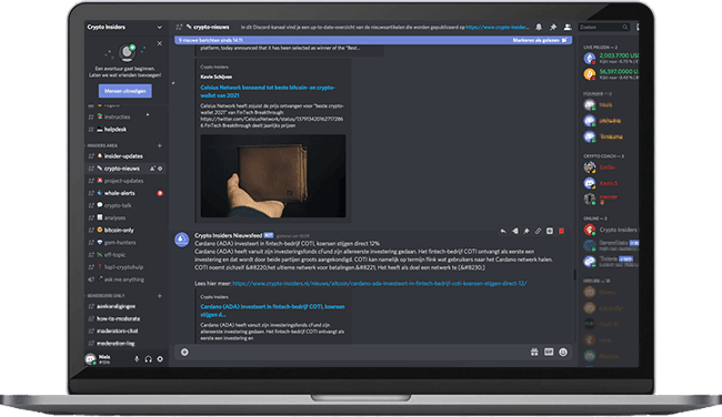 Word nu Insider en laat ons jou helpen » Crypto Insiders