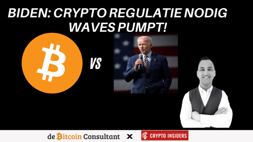 Biden wil crypto reguleren, John bekijkt de reactie van de koersen