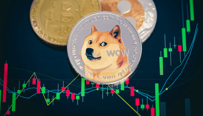 Dogecoin als enige in de plus, zilliqa en waves dalen het hardst