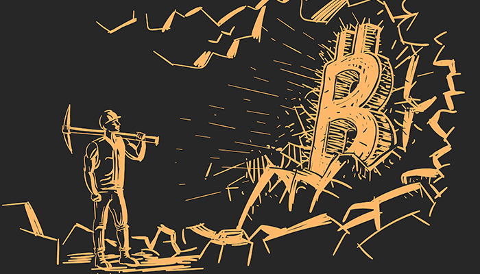 Beursgenoteerde bitcoin miners verkochten 6.200 BTC in juli