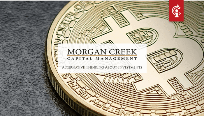 CEO Morgan Creek Capital over bitcoin (BTC) en blockchain: 
