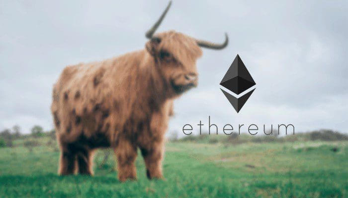 Ethereum (ETH) prijs stijgt sinds lancering testnet Ethereum 2.0, ook sentiment steeds positiever