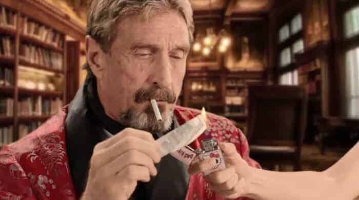 John-McAfee-geld John McAfee geld