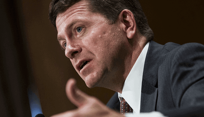 SEC voorzitter Jay Clayton: ethereum en dergelijke cryptocurrencies zijn geen securities