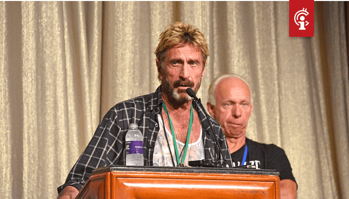 john_mcafee_op_de_hielen_gezeten_door_de_CIA_waarschuwt_autoriteiten_met_foto_op_twitter John McAfee: Het gebruik van privacy coins door criminelen is goed nieuws
