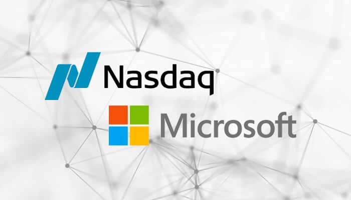 nasdaq_en_microsoft_werken_samen_aan_blockchain_implementatie