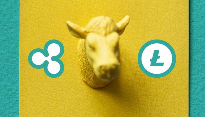 ripple_XRP_en_litecoin_LTC_vormen_bullish_patroon_uitbraak_aanstaande ripple_XRP_en_litecoin_LTC_vormen_bullish_patroon_uitbraak_aanstaande