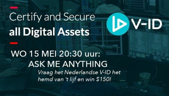 Vraag het Nederlandse V-ID het hemd van 't lijf en win $150!