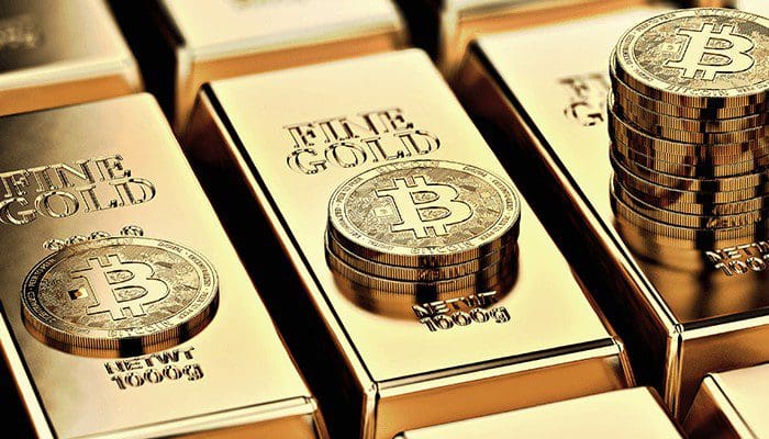Bitcoin koers raakt steeds meer gecorreleerd aan de goudkoers