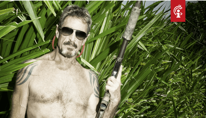 John McAfee weet 99% zeker wie Bitcoin (BTC) bedenker Satoshi Nakamoto is