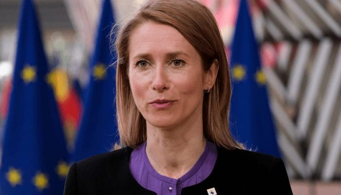 Kaja-Kallas-Estland Estland wil bitcoin strenger reguleren om mazen in sancties te dichten