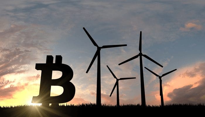 bitcoin-btc-energie-windmolens Crypto en het milieu; we zetten de aannames op een rijtje