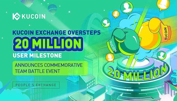 Bitcoin exchange KuCoin bereikt 20 miljoen klanten, verdubbeling in 2022