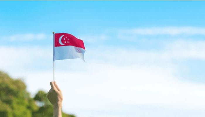 singapore-vlag-crypto-wetgeving Singapore heft belasting op NFT-transacties, verbiedt crypto-advertenties
