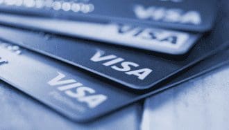 Meerdere credit kaarten van het bedrijf VISA