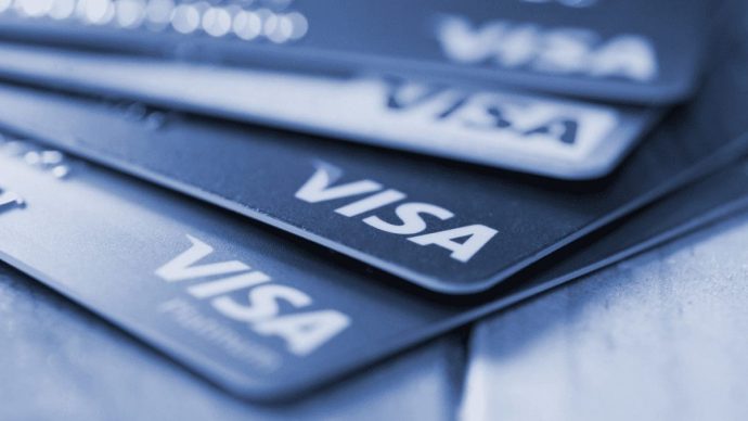 Meerdere credit kaarten van het bedrijf VISA