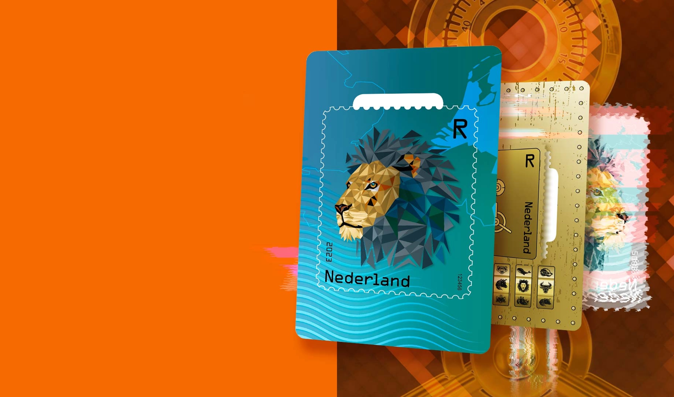 PostNL lanceert unieke crypto postzegel - de gouden leeuw is los