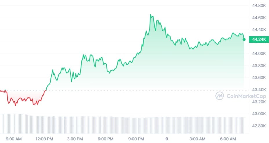 Bitcoin koers CoinMarketCap
