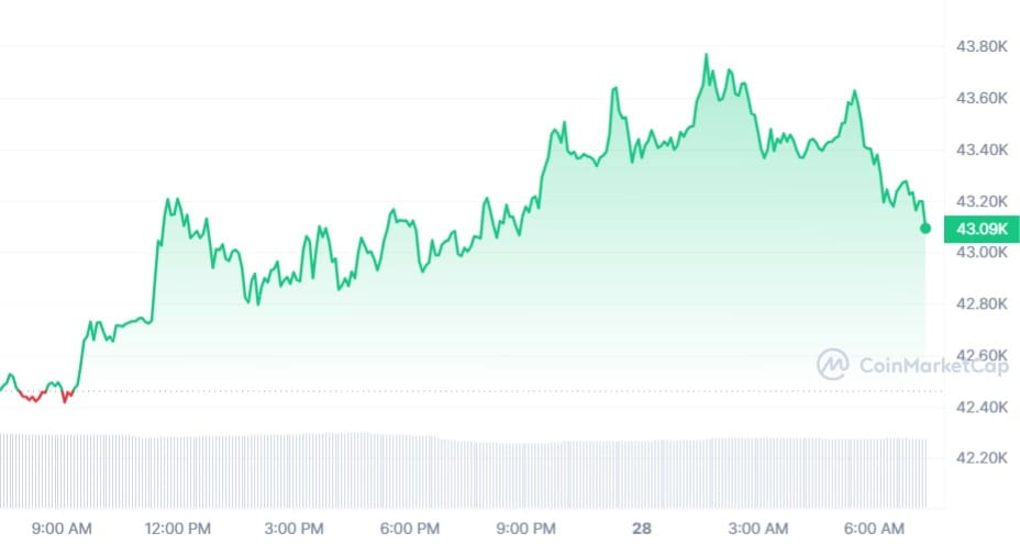 Bitcoin koers CoinMarketCap