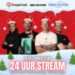 24-uur livestream met DoopieCash voor Make-A-Wish Nederland start nu!