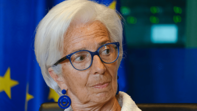 Foto van ECB president Christine Lagarde