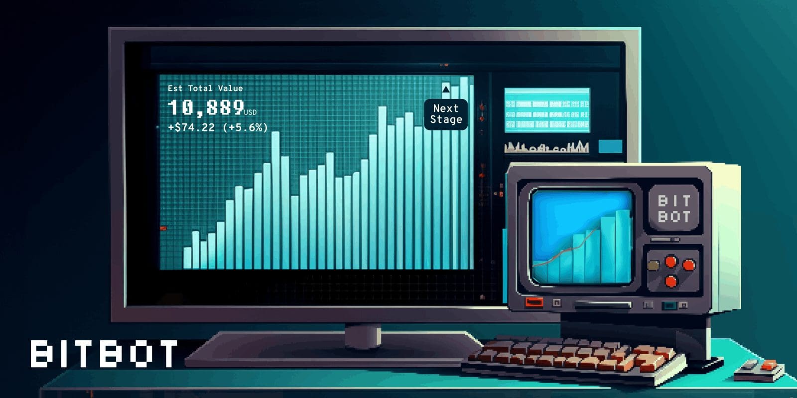 Nederlandse beleggers debatteren over Unibot versus Bitbot, volume fluctueert