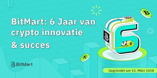 BitMart viert zes jaar aan innovatie en succes in de cryptosector.