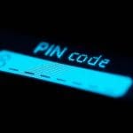 pincode op een scherm van een crypto wallet zoals LEdger