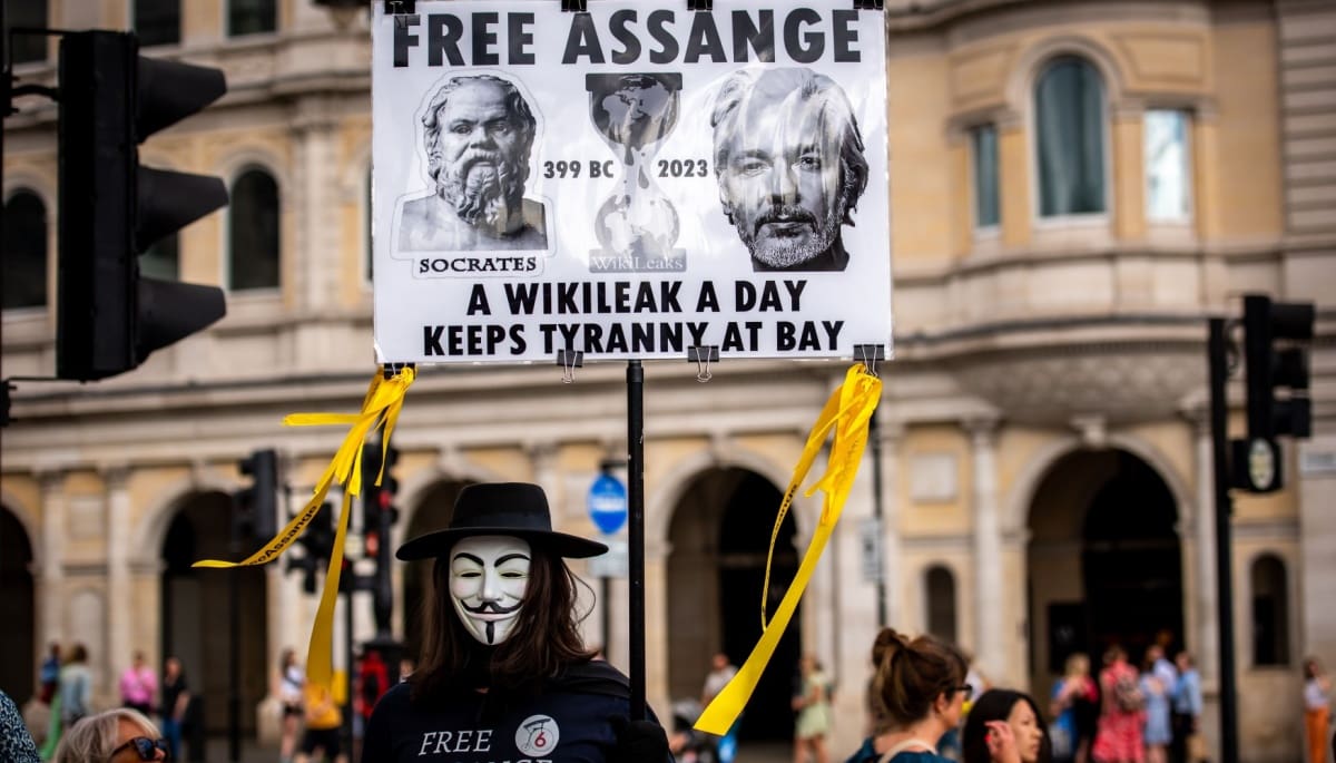 Meer dan 11.000 ethereum & bitcoin brachten Assange vrijheid