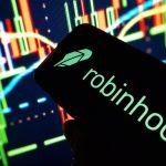 Afbeelding van Robinhood logo op mobiel