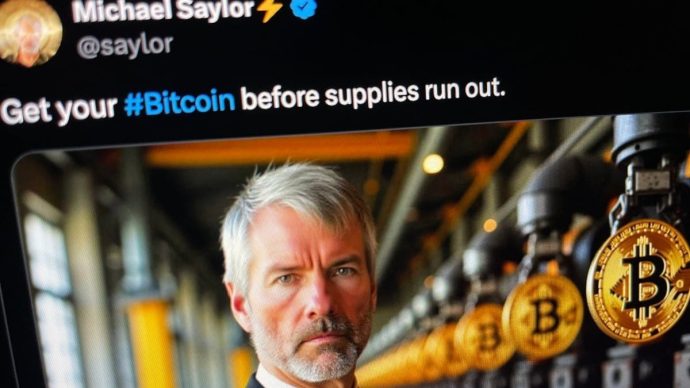 Bitcoin-titaan staat €9,8 miljard in de plus met simpele strategie