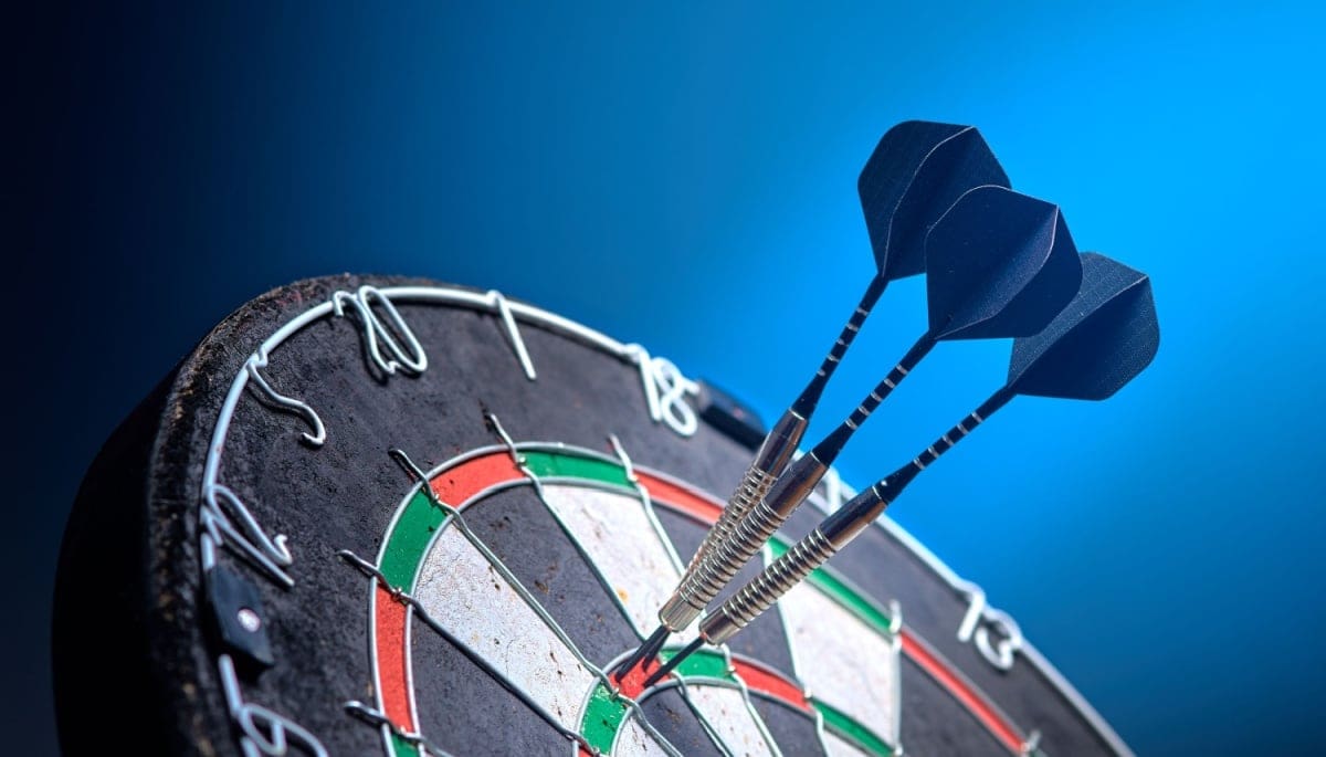Dit levert een negendarter op tijdens het WK Darts 2025