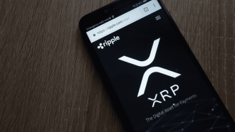 Ripple XRP op mobiel