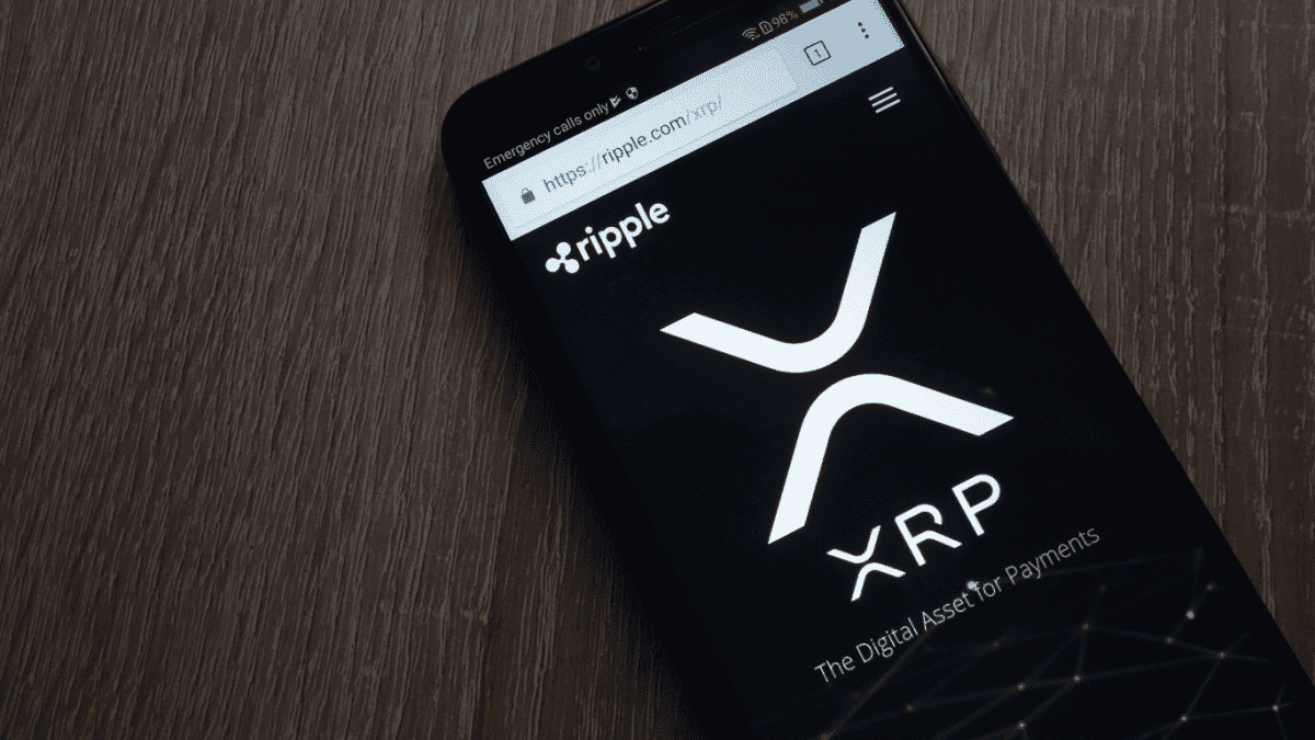Ripple XRP op mobiel