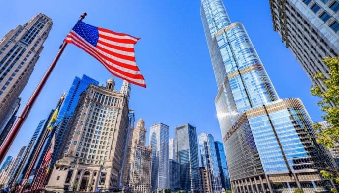 Amerika Bitcoin koers