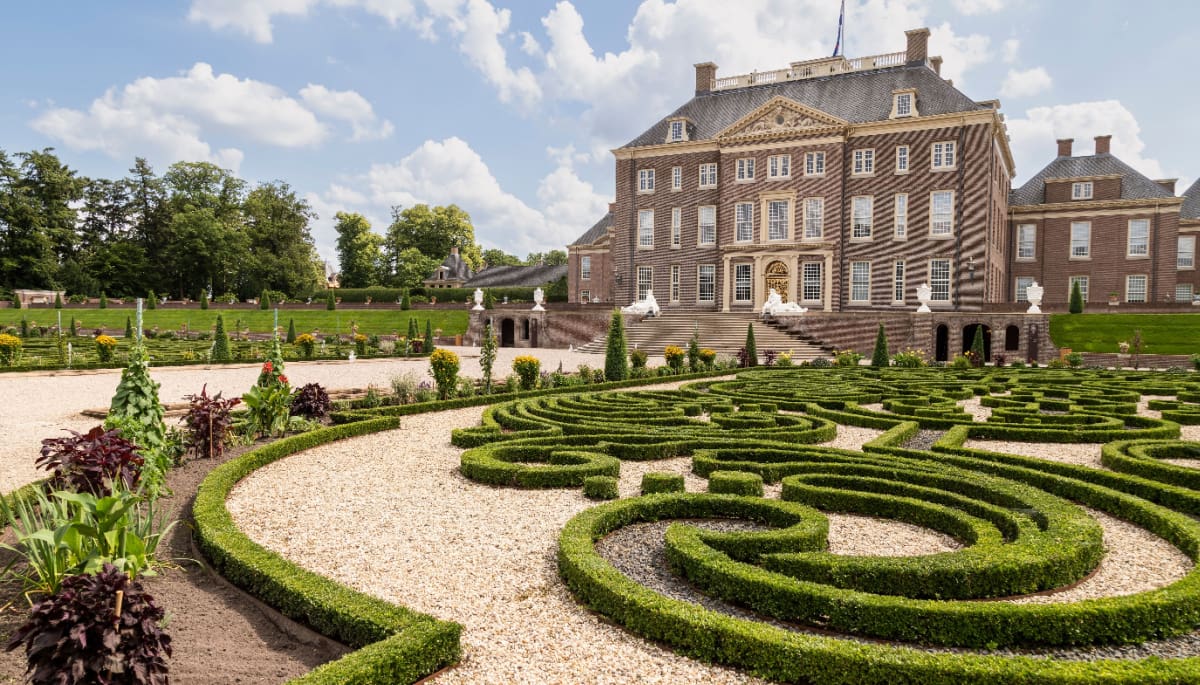 Paleis het Loo, de woonplaats van de koninklijke familie en koning Willem-Alexander van Oranje Nassau, zijne majesteit van Nederland