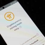 Telefoon met de pi app open