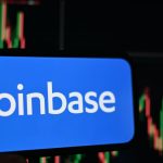 Een afbeelding van cryptobeurs Coinbase, de grootste cryptobeurs van de Verenigde Staten en de nummer twee ter wereld