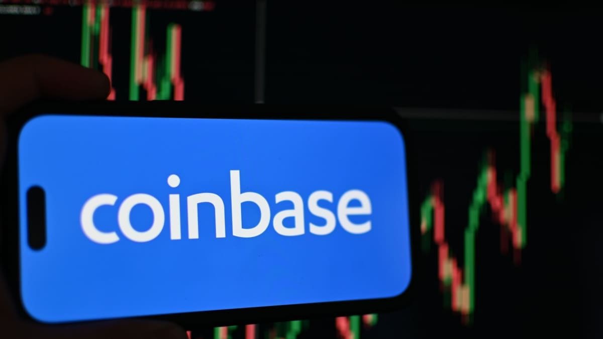 Een afbeelding van cryptobeurs Coinbase, de grootste cryptobeurs van de Verenigde Staten en de nummer twee ter wereld