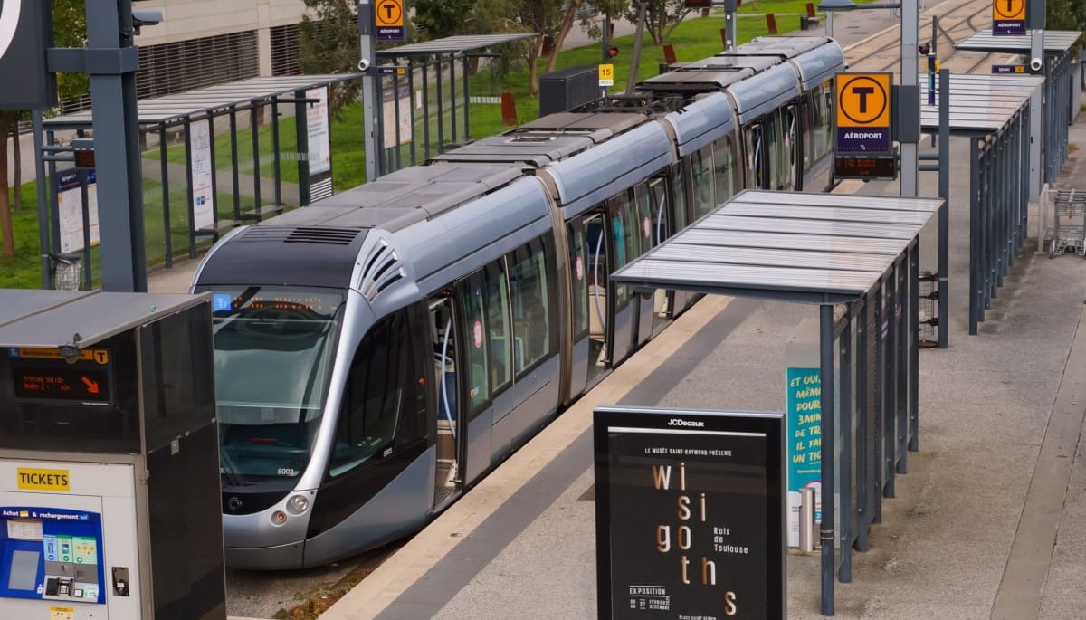 Foto van metro in Toulouse