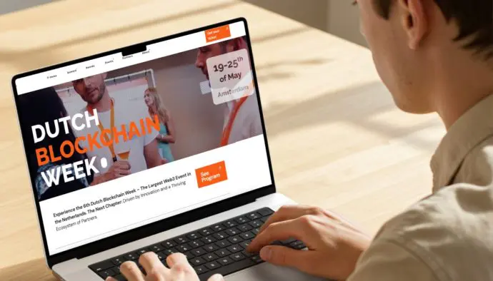 Foto: Site van Dutch Blockchain Week