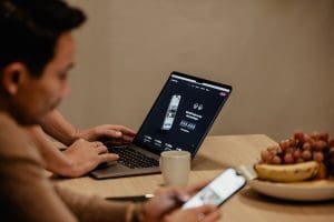Crypto Insiders scherm laptop
