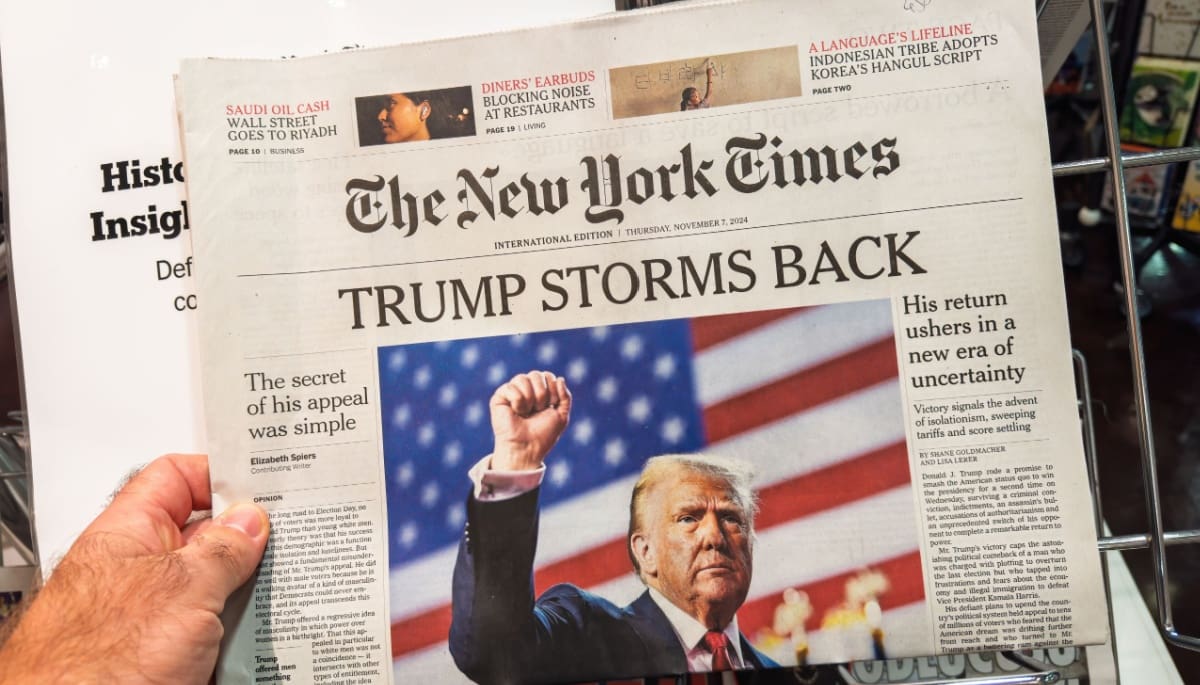Bitcoin koers kleurt dieprood dankzij Trump, bloedbad bij altcoins
