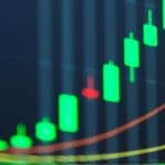 Financial background stock market graph