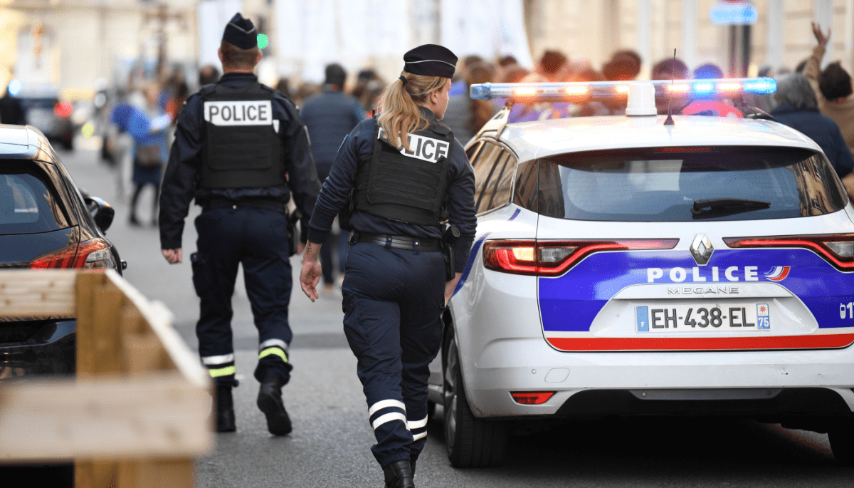 Foto van Franse politie agenten