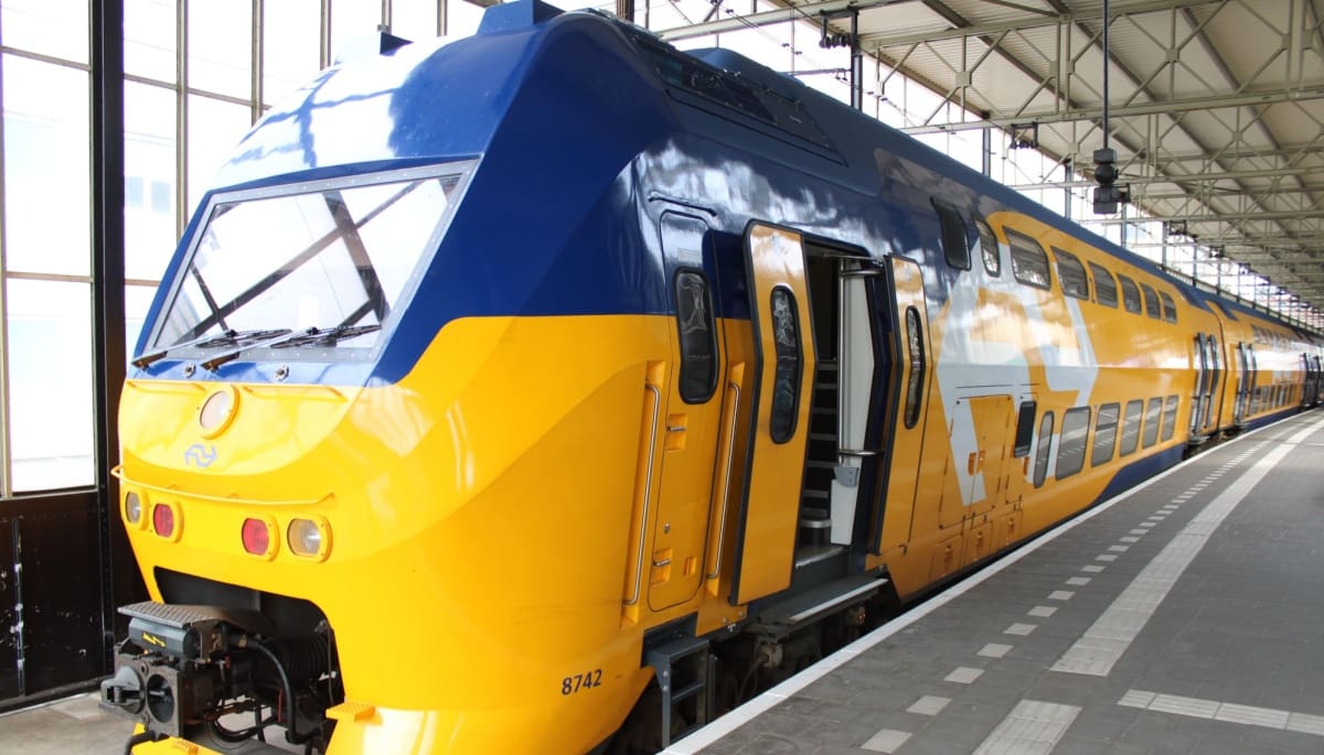 foto van een NS intercity trein op Eindhoven Centraal