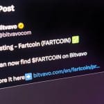bitvavo-fartcoin-listing-x De post op X van Bitvavo waarin ze aankondigen dat Fartcoin gelist is.