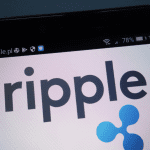 Afbeelding van Ripple logo op mobiel