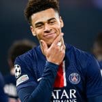 Desire Doue tijdens de UEFA Champions League