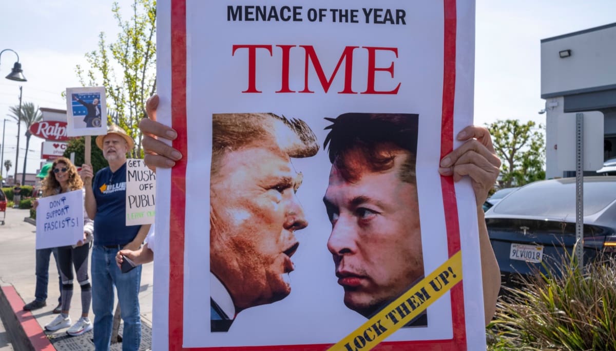 Bitcoin en crypto crashen hard door vlammende ruzie Trump en Musk